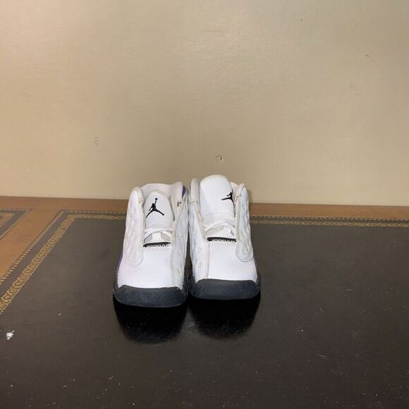 Nike Air Jordan 13 Retro Lakers Purple 414581-105 Td Toddler Size 6C - Picture 3 of 5